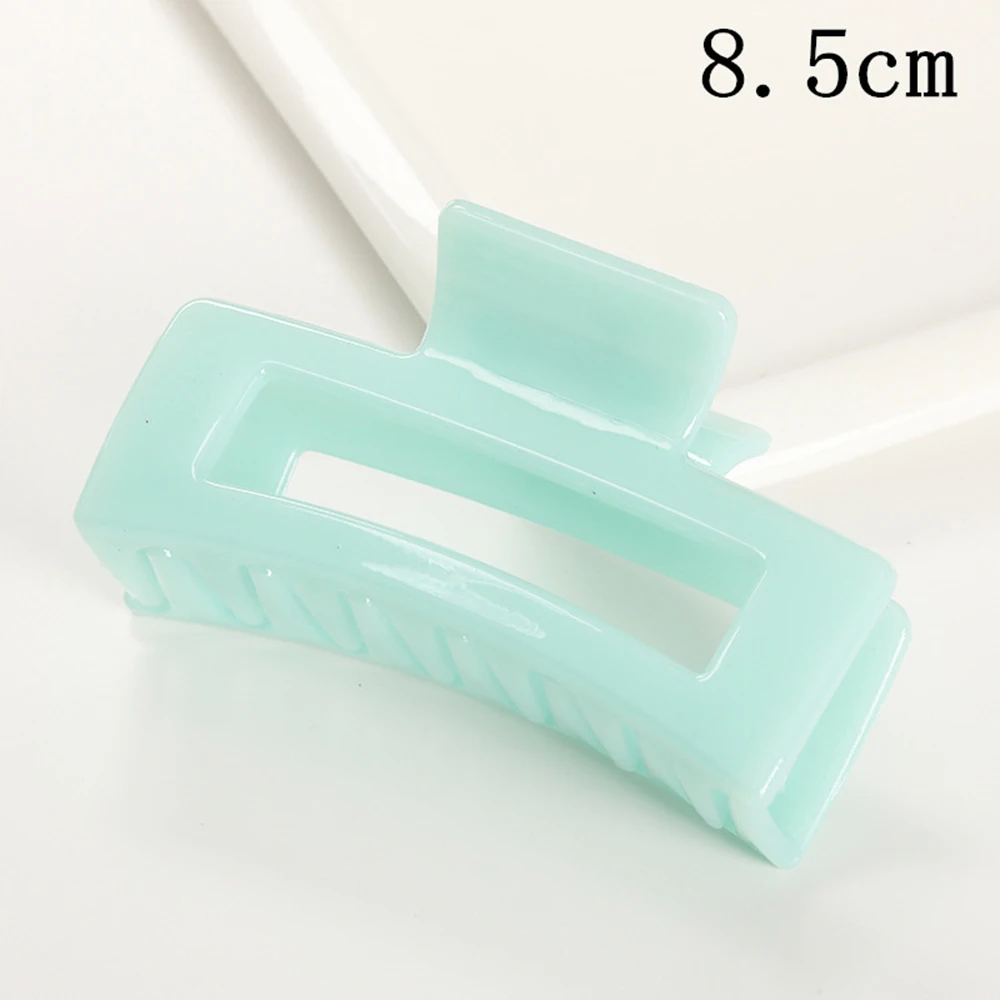 Korean Women Girls Plastic Hair Claws Clips Headwear Large Size Pin Crab Barrette Fashion Ornament Accessories