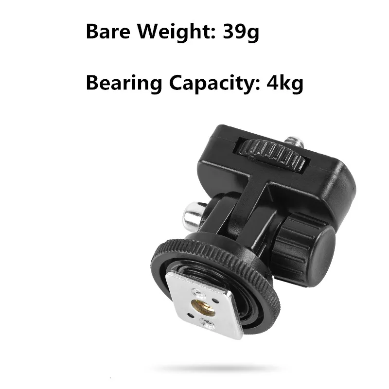 1 PCS 1/4" Screw Quick Release Monitor Holder Camera Clamp Swivel and Tilt Adjustable Monitor Mount with Cold Shoe