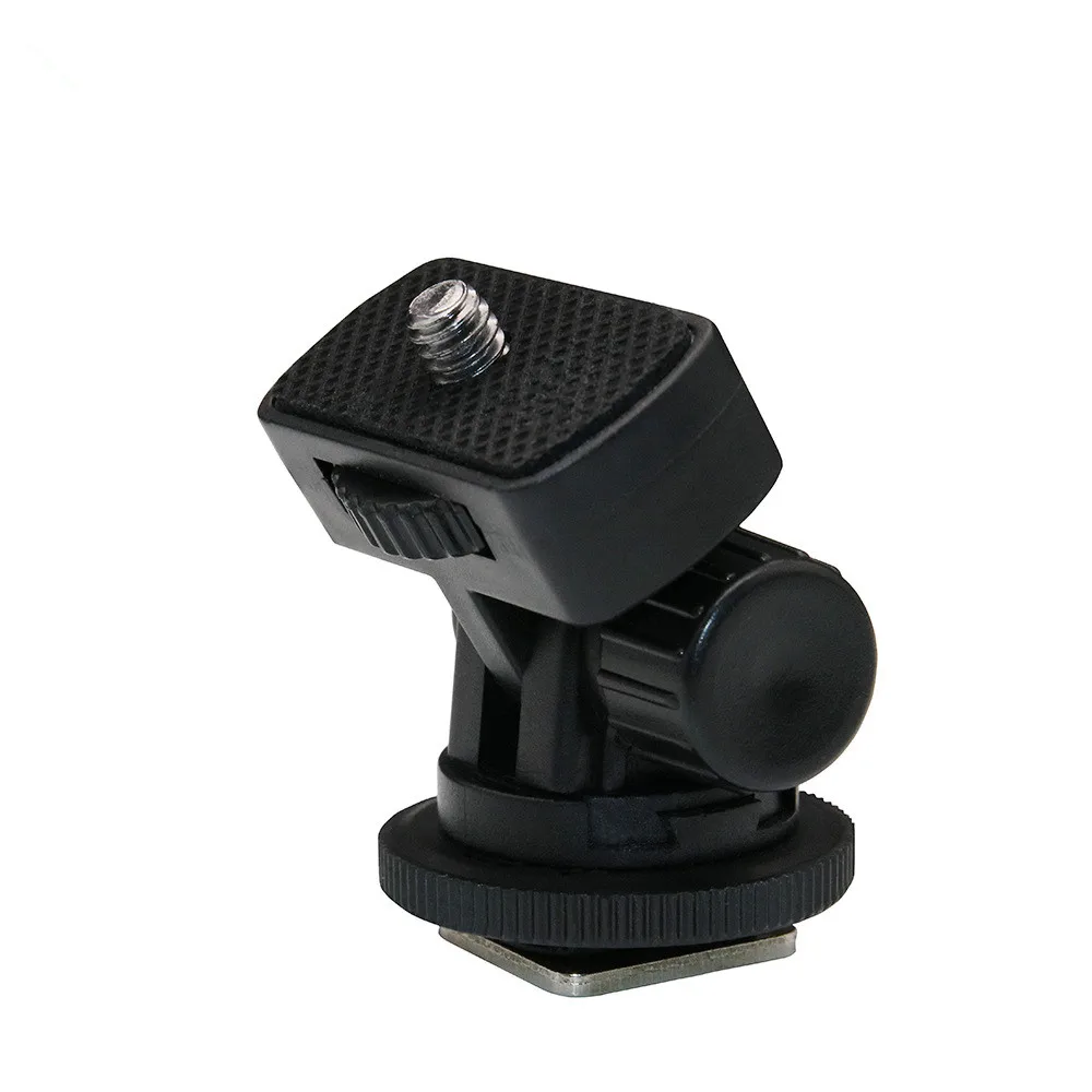 1 PCS 1/4" Screw Quick Release Monitor Holder Camera Clamp Swivel and Tilt Adjustable Monitor Mount with Cold Shoe
