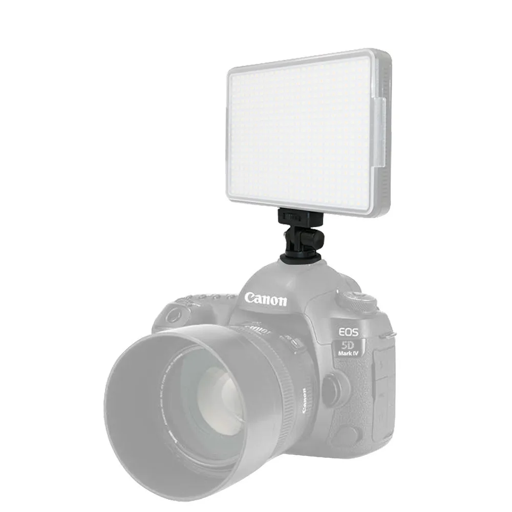 1 PCS 1/4" Screw Quick Release Monitor Holder Camera Clamp Swivel and Tilt Adjustable Monitor Mount with Cold Shoe