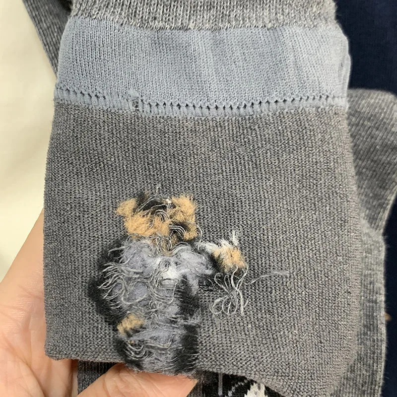 Good Quality Cartoon Gentleman Bear Men's Socks Cotton Harajuku Style Sport Boys Skateboard Novelty Breathable Christmas Gifts