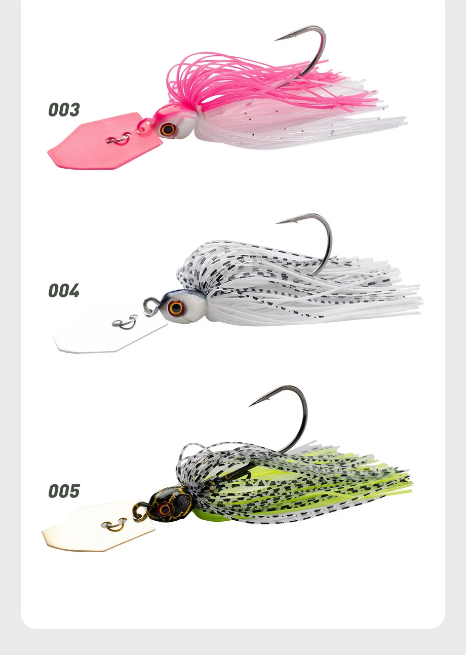 Chatter Bait 7g 9g 11g 14g 21g Spinner Bait Jig Dancer Buzzbait Wobbler Fishing Chatterbait for Bass Pike Fish Walleye Fish
