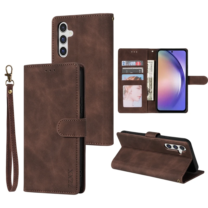 Wallet Card Slot Magnetic Flip Leather Case For Samsung Galaxy S25 Ultra S24 S23 Plus S22 S21 FE S20 FE Note 20 10 Lite 9 Cover