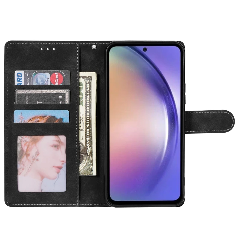 Wallet Card Slot Magnetic Flip Leather Case For Samsung Galaxy S25 Ultra S24 S23 Plus S22 S21 FE S20 FE Note 20 10 Lite 9 Cover