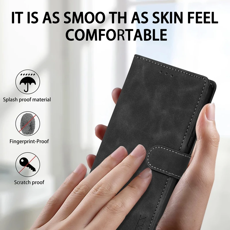 Wallet Card Slot Magnetic Flip Leather Case For Samsung Galaxy S25 Ultra S24 S23 Plus S22 S21 FE S20 FE Note 20 10 Lite 9 Cover