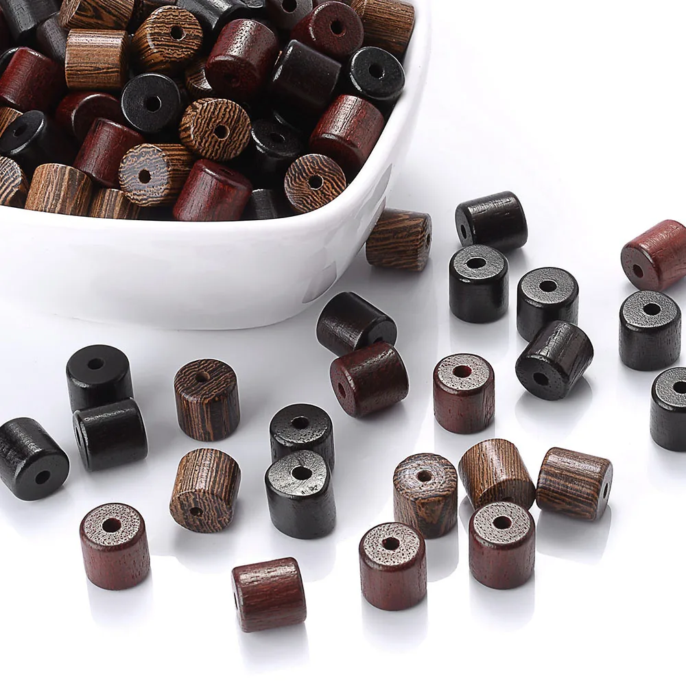 6 8 10 12mm Natural Stripe Spacer Ball Wooden Beads Brown Round Natural Wooden Beads Loose beads For Jewelry Making bracelet