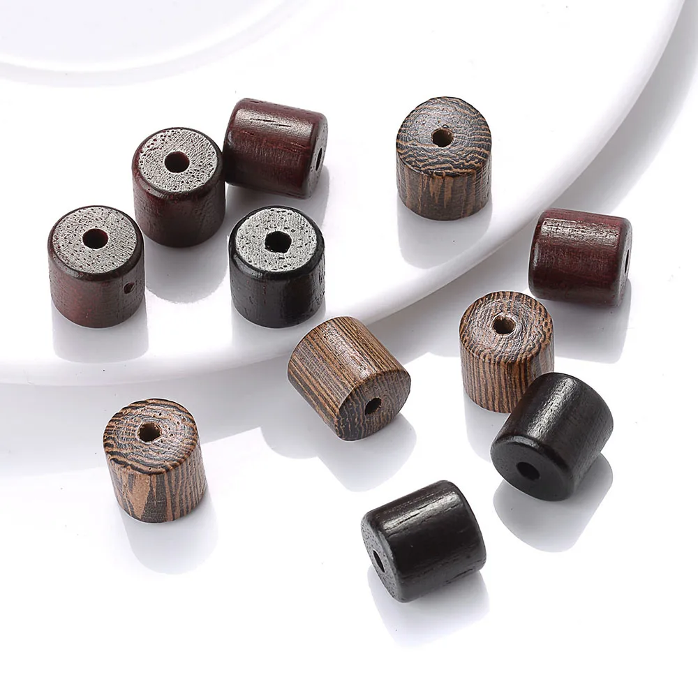6 8 10 12mm Natural Stripe Spacer Ball Wooden Beads Brown Round Natural Wooden Beads Loose beads For Jewelry Making bracelet