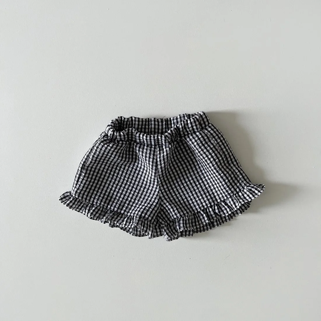 MILANCEL 2026 Summer Baby Clothing Set Toddler Ruffle Tee and Shorts 2Pcs Girls Suits Ruffle Tee Set