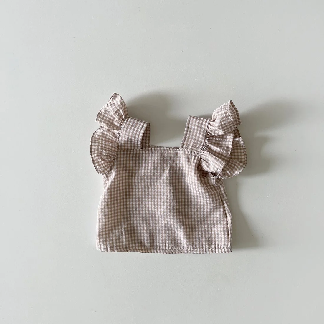 MILANCEL 2026 Summer Baby Clothing Set Toddler Ruffle Tee and Shorts 2Pcs Girls Suits Ruffle Tee Set