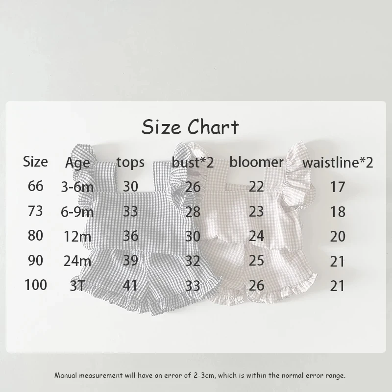 MILANCEL 2026 Summer Baby Clothing Set Toddler Ruffle Tee and Shorts 2Pcs Girls Suits Ruffle Tee Set