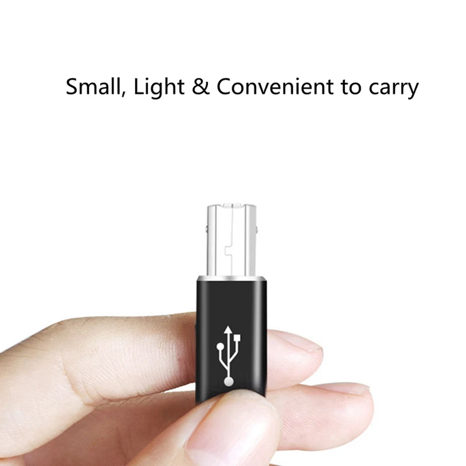 USB Type C Female To USB B Male Adapter For Printer Keyboard Piano Electronic Drums Type B 2.0 Electronic Instrument Converter