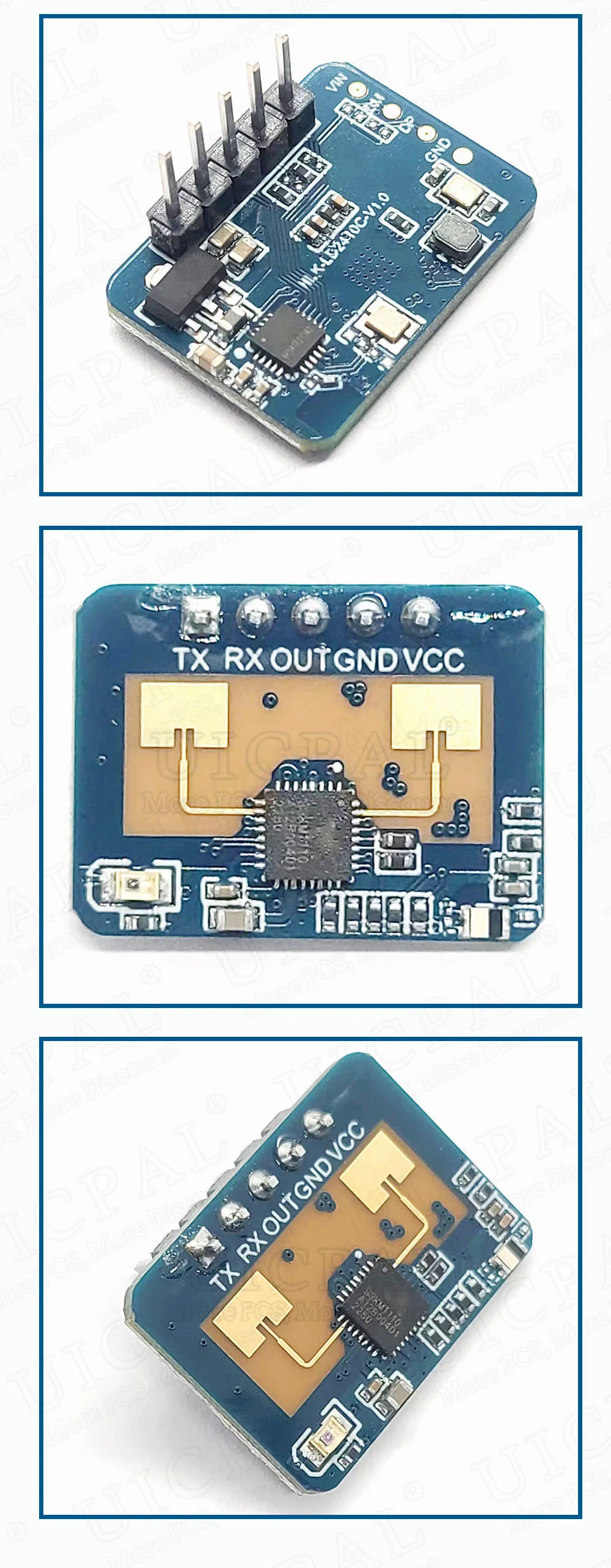 LD2410C 24GHz Human Presence Sensor FMCW Wave Radar Induction Module Body Heartbeat Detection Sensors High Accuracy