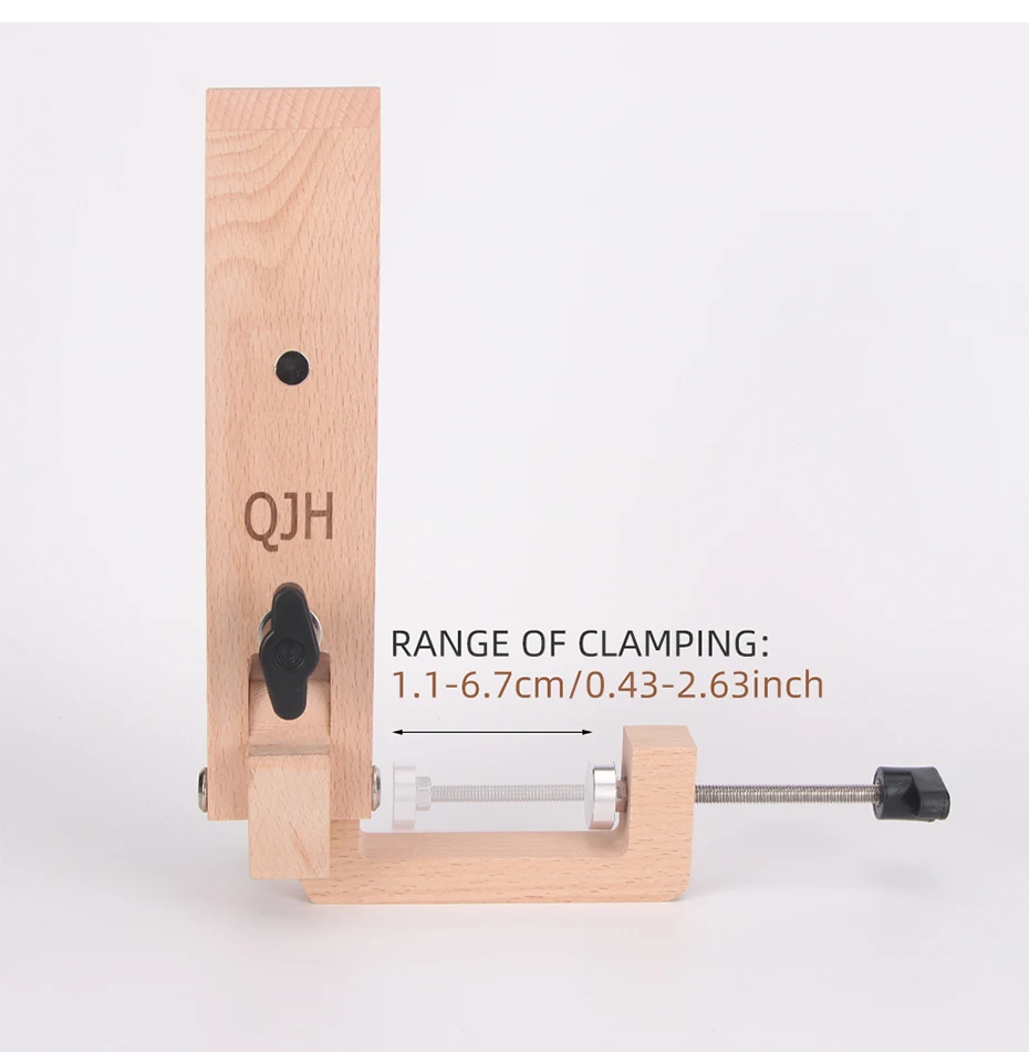 QJH Leather Sewing Pony Horse Leather Craft Clip DIY Portable Travel Stitching Position Adjustable Leather Essential Tool