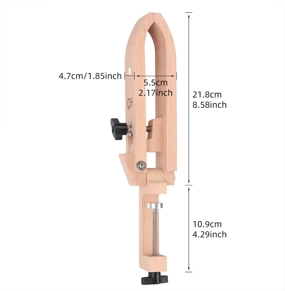 QJH Leather Sewing Pony Horse Leather Craft Clip DIY Portable Travel Stitching Position Adjustable Leather Essential Tool