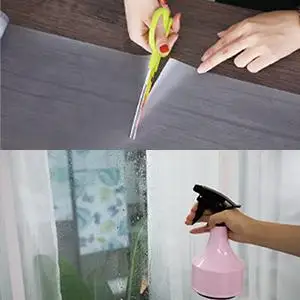 Frosted Glass Window Film Sun Blocking Window Tinting Film for Home Non Adhesive Static Cling Bathroom Door Covering