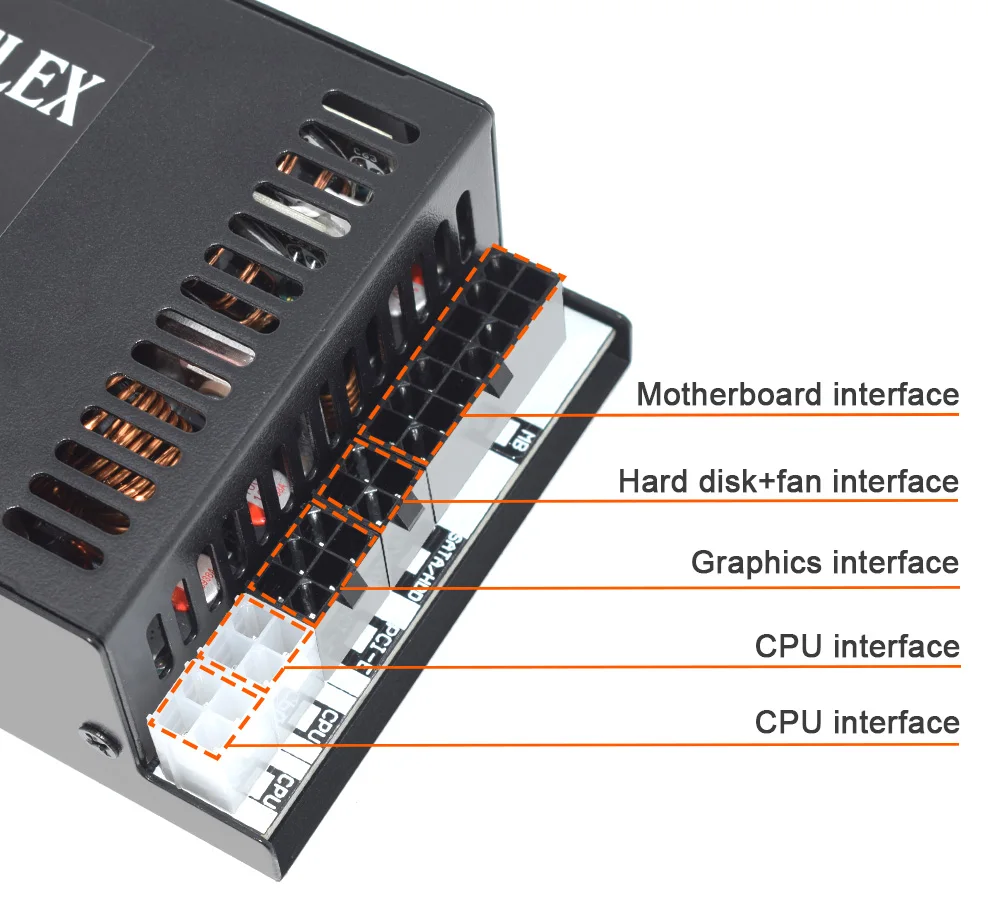 JULONGFENGBAO Full Modular 110-264V ATX 400W 600W For ENP-7660B K39 A4 S3 G5 ITX Case Game Desktop 1U Mini Flex PC Power Supply