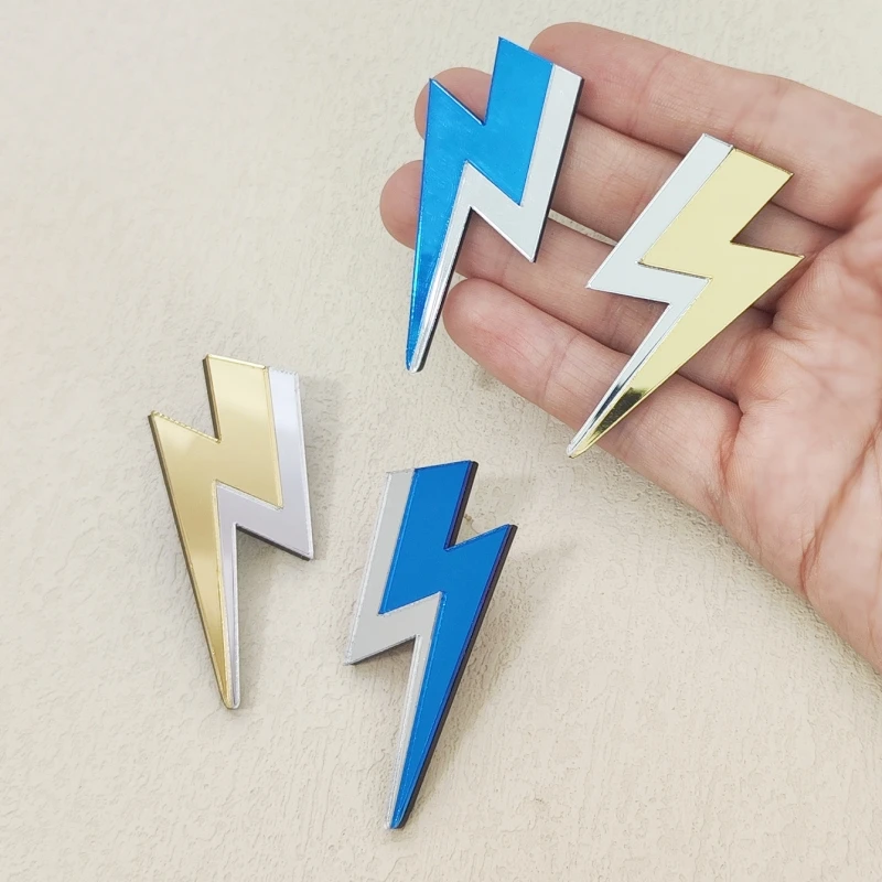 KUGUYS 18 Colors Glitter Mirror Lightning Acrylic Earrings For Women Multicolor Vintage Jewelry Summer Classic Accessories