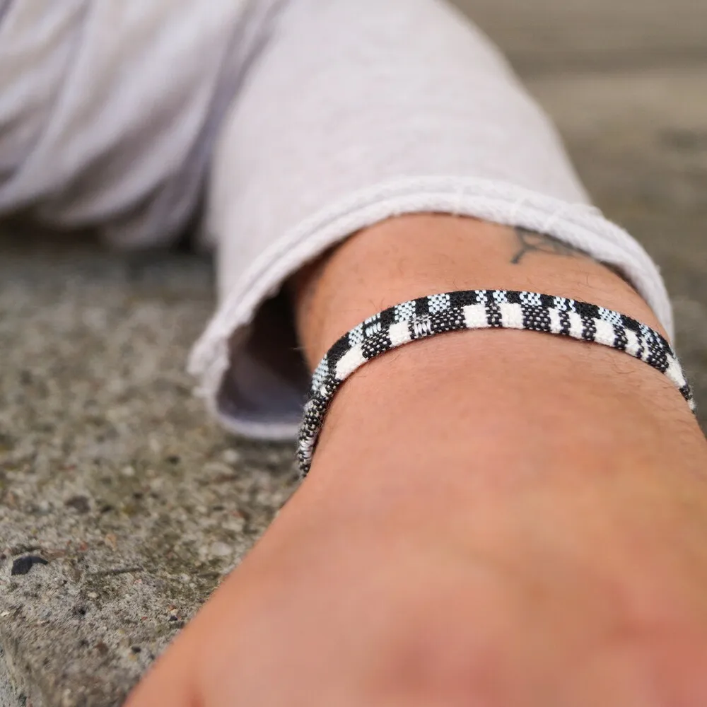 Surfer bracelet set for men and women - Handmade bohemian summer holiday jewelry - Waterproof cotton bracelet set -Birthday gift