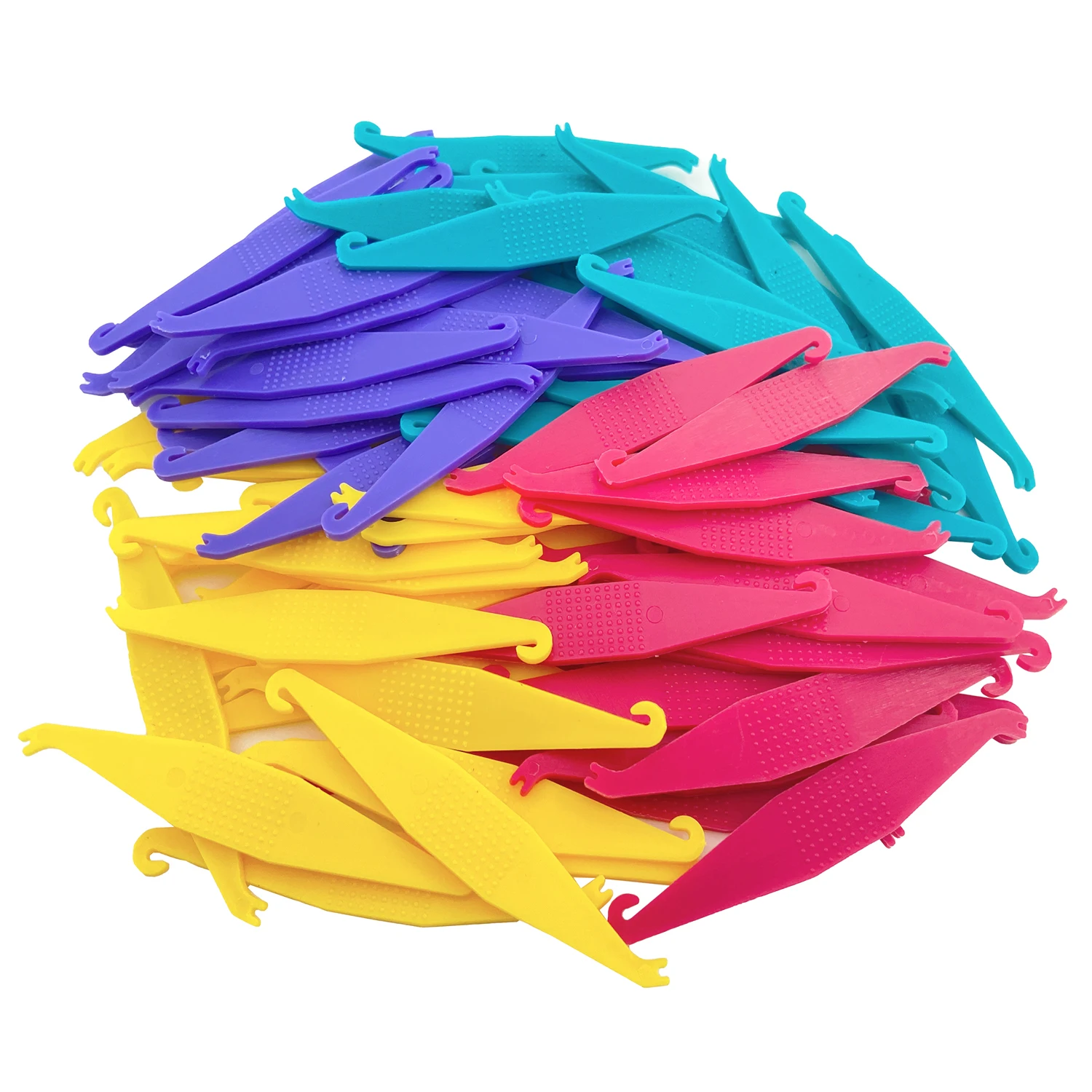 100pcs Orthodontic Elastic Placer For Braces Disposable Rubber Ring Hook Dental Orthodontic Rubber Ring Hook For Dentist Clinic