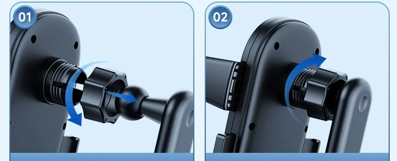 Car Phone Holder For Mercedes Benz S Class W221 2008 2009 2010-2012 Mobile Phone Mounts Car Wireless Charging Special Fixed Base