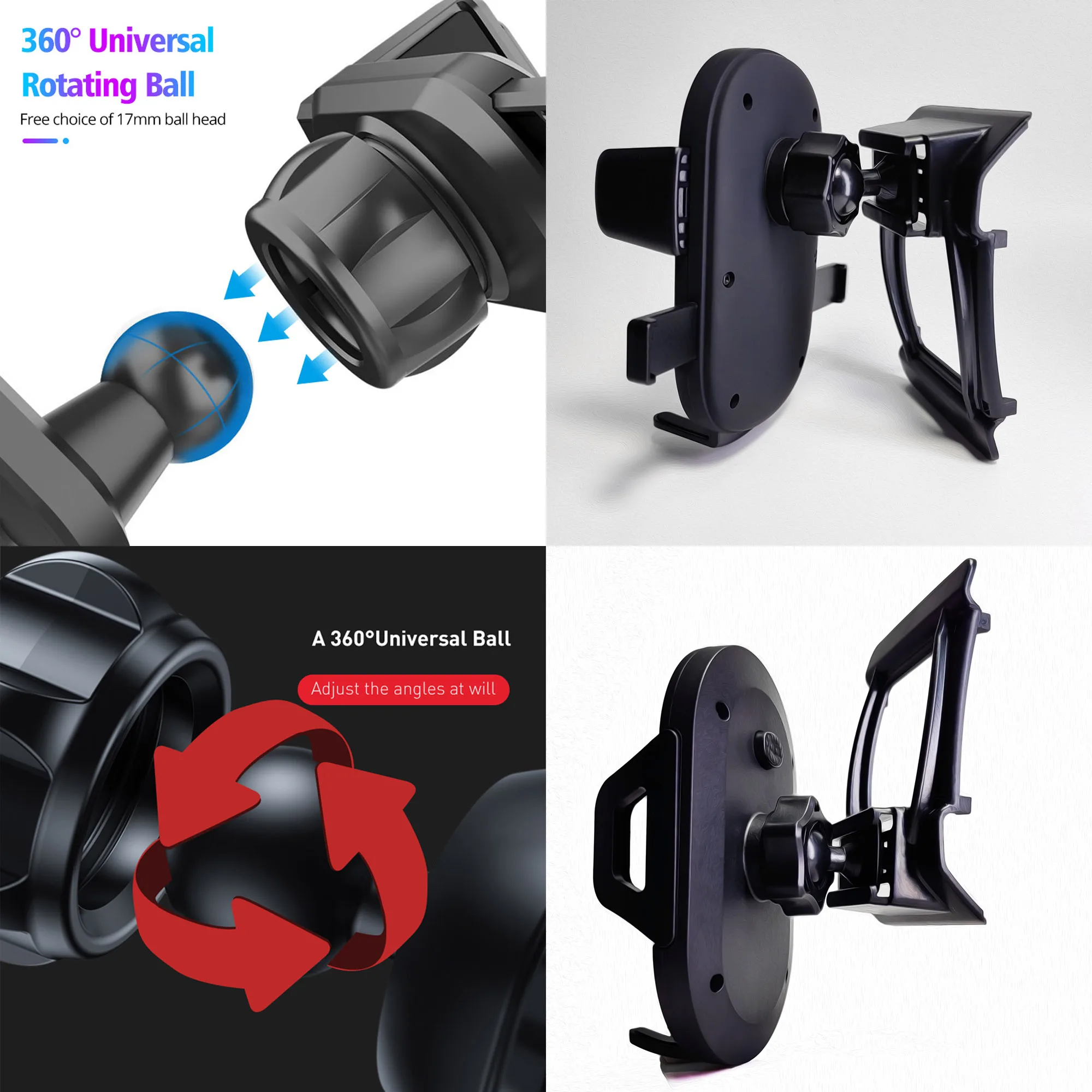 Car Phone Holder For Mercedes Benz S Class W221 2008 2009 2010-2012 Mobile Phone Mounts Car Wireless Charging Special Fixed Base