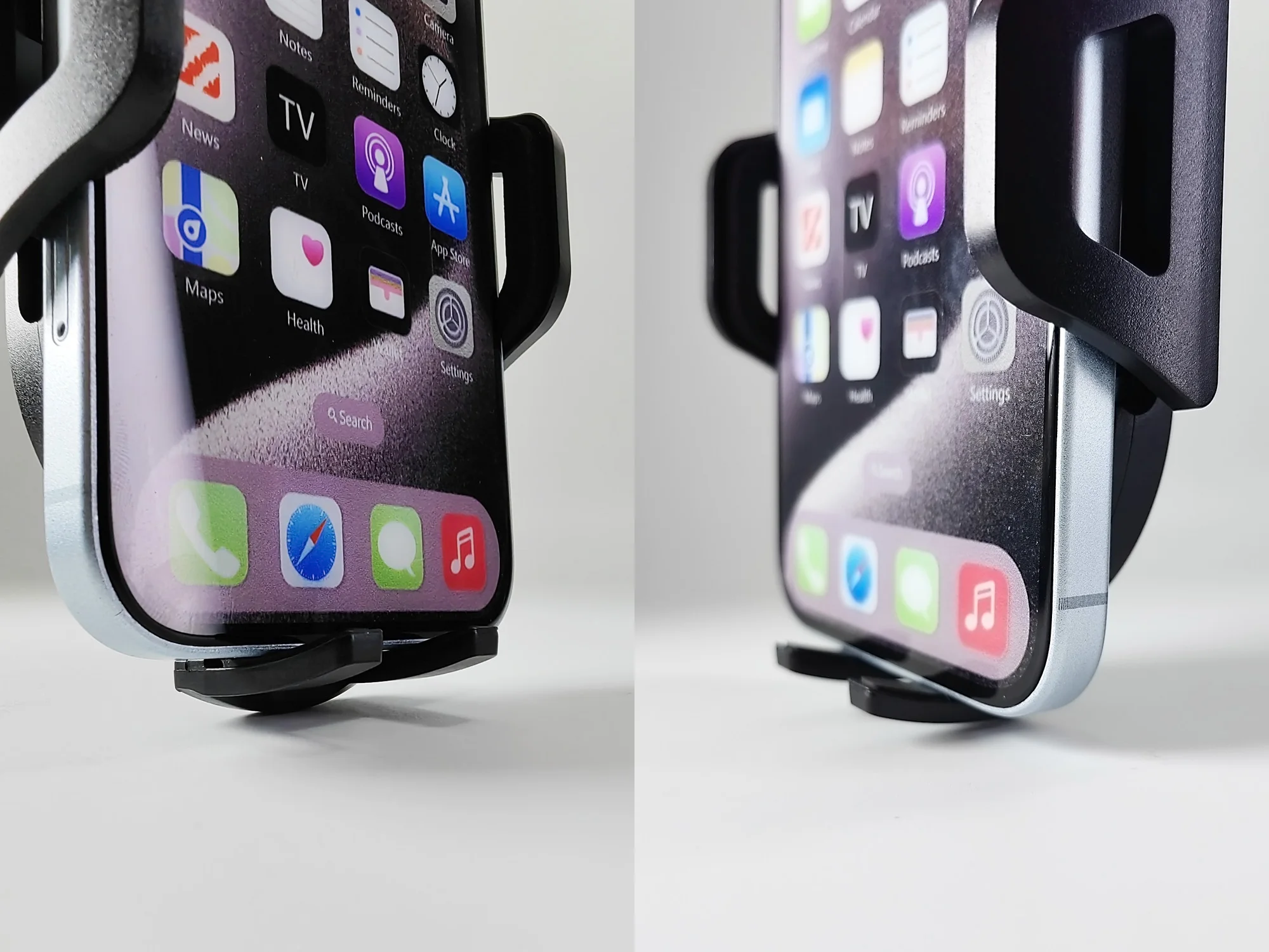 Car Phone Holder For Mercedes Benz S Class W221 2008 2009 2010-2012 Mobile Phone Mounts Car Wireless Charging Special Fixed Base