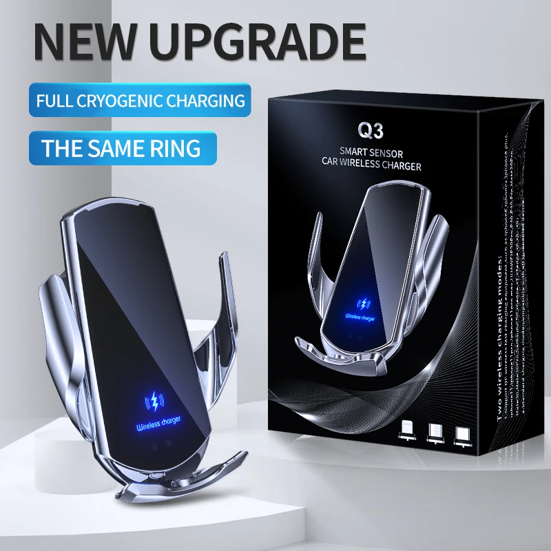 Car Phone Holder For Mercedes Benz S Class W221 2008 2009 2010-2012 Mobile Phone Mounts Car Wireless Charging Special Fixed Base