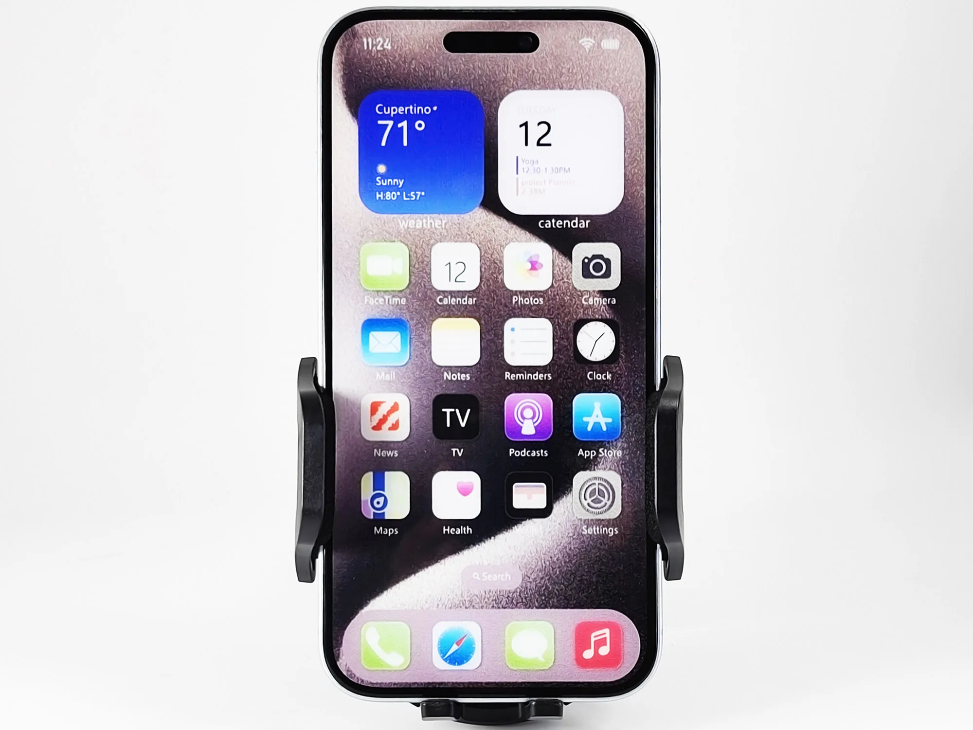 Car Phone Holder For Mercedes Benz S Class W221 2008 2009 2010-2012 Mobile Phone Mounts Car Wireless Charging Special Fixed Base