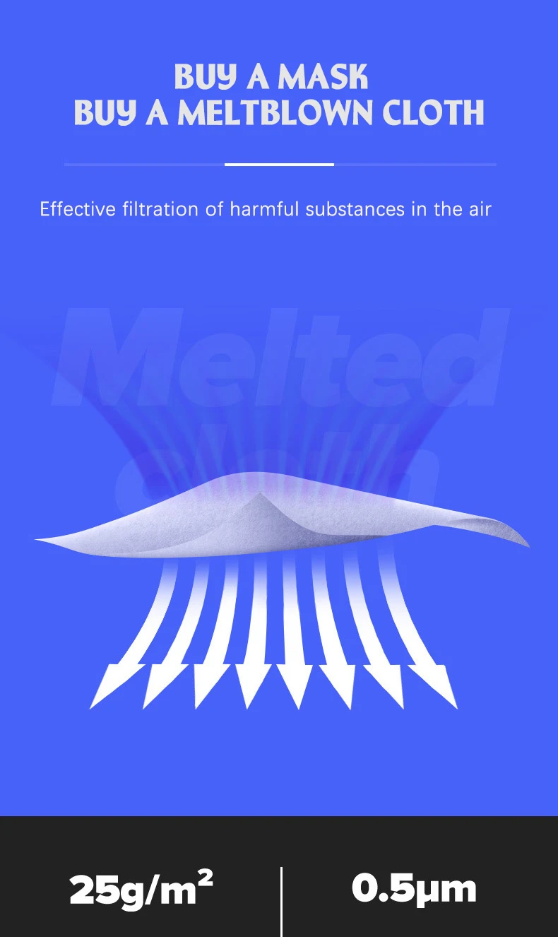 10-200PCS Kids Masks Disposable Child Mask Non-woven Filter Breathable Children Mask 3 Layer Ply Anti-dust Children's Mascarilla