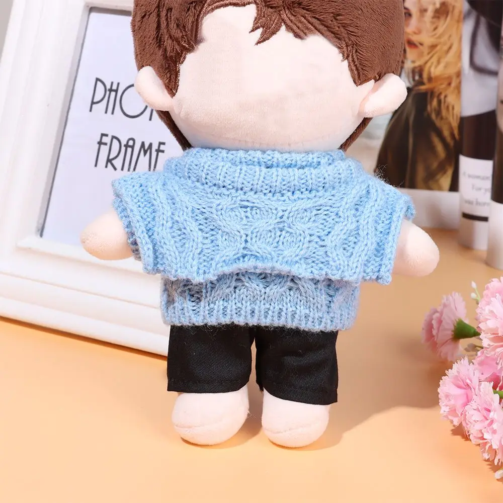10/20cm Knitted Sweater Clothes Pants Suit 20CM Doll Clothes Dolls Jacket Vest Overalls Shorts Suit Accessories for Idol Dolls