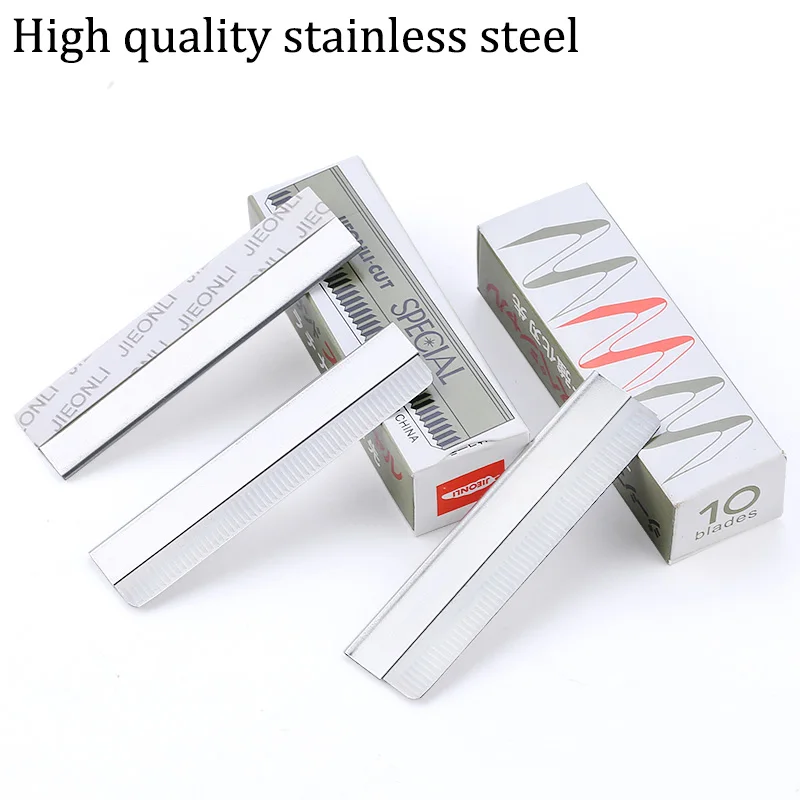20/40Pcs Eyebrow Trimmer Hair Remover Stainless Steel Women Razor For Eyebrows Face Shaver Hair Removal Knife Salon Makeup Tools