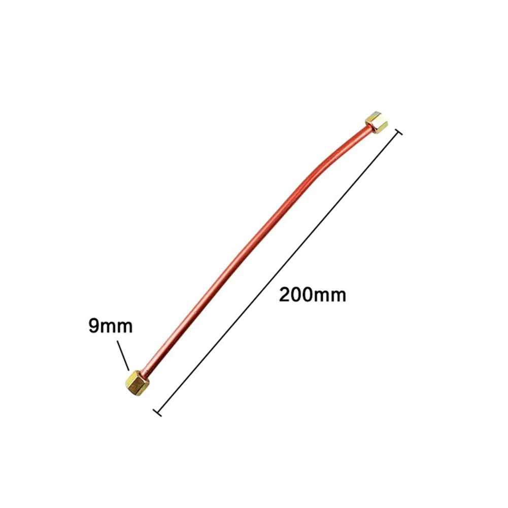 200mm Air Compressor Check Valve Exhaust Tube 3-Port Zinc Alloy Check Valve For Tube Connecting Air Compressor Parts Accessories