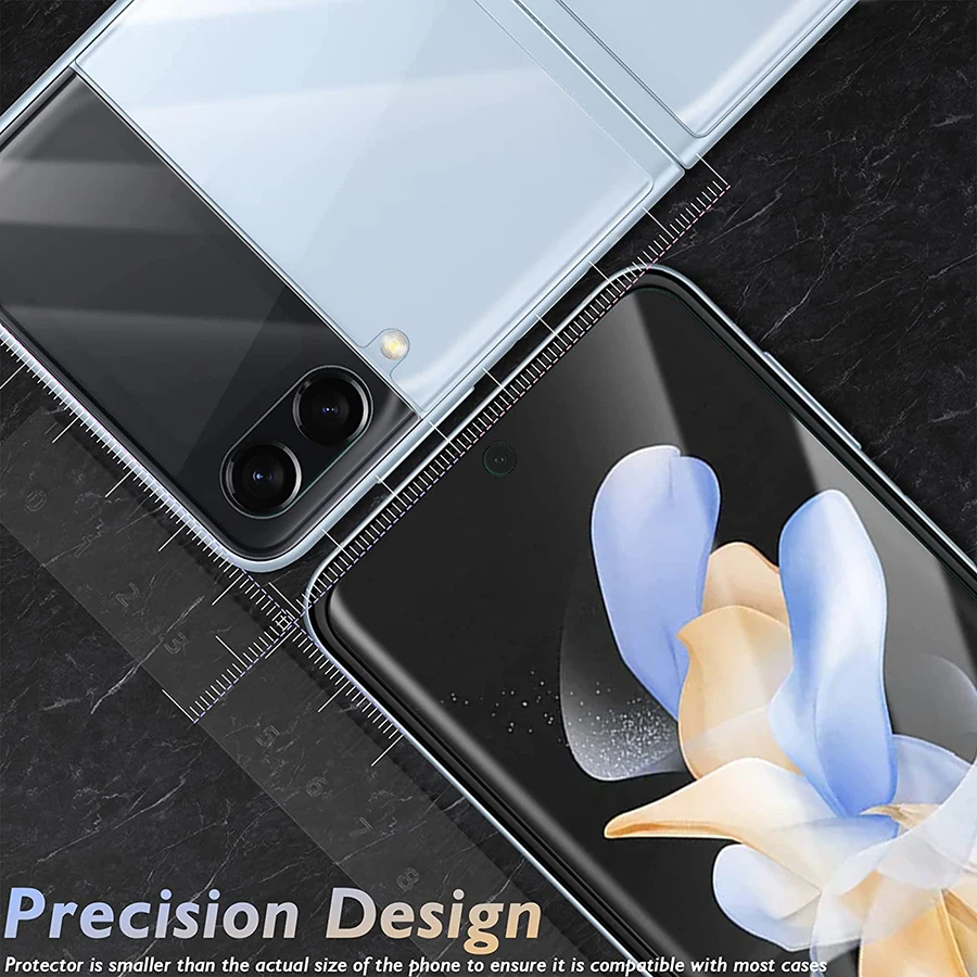 1-3PCS Matte Hydrogel Film For Samsung Galaxy Z Fold6 5 Outside Clear Matte Screen Protector For Galaxy Z Fold 4 3 2 Flip4 3 5G