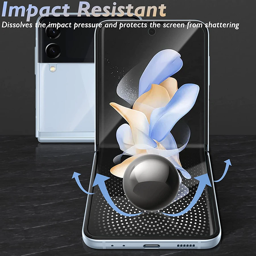 1-3PCS Matte Hydrogel Film For Samsung Galaxy Z Fold6 5 Outside Clear Matte Screen Protector For Galaxy Z Fold 4 3 2 Flip4 3 5G
