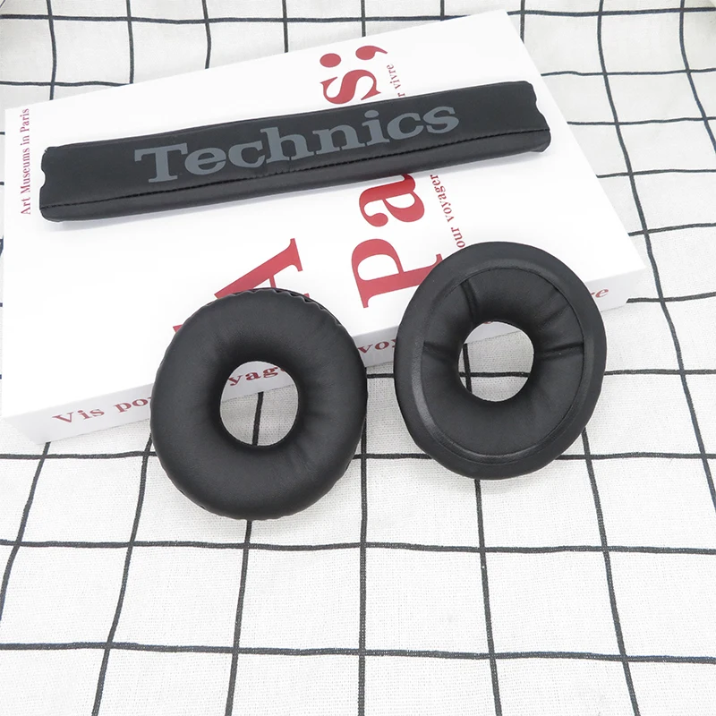 RP DJ1210 Earpads For Technics Headphone RP-DJ1210 Headpad Ear pads Replacement Headset Ear Pad PU Leather Sponge Foam