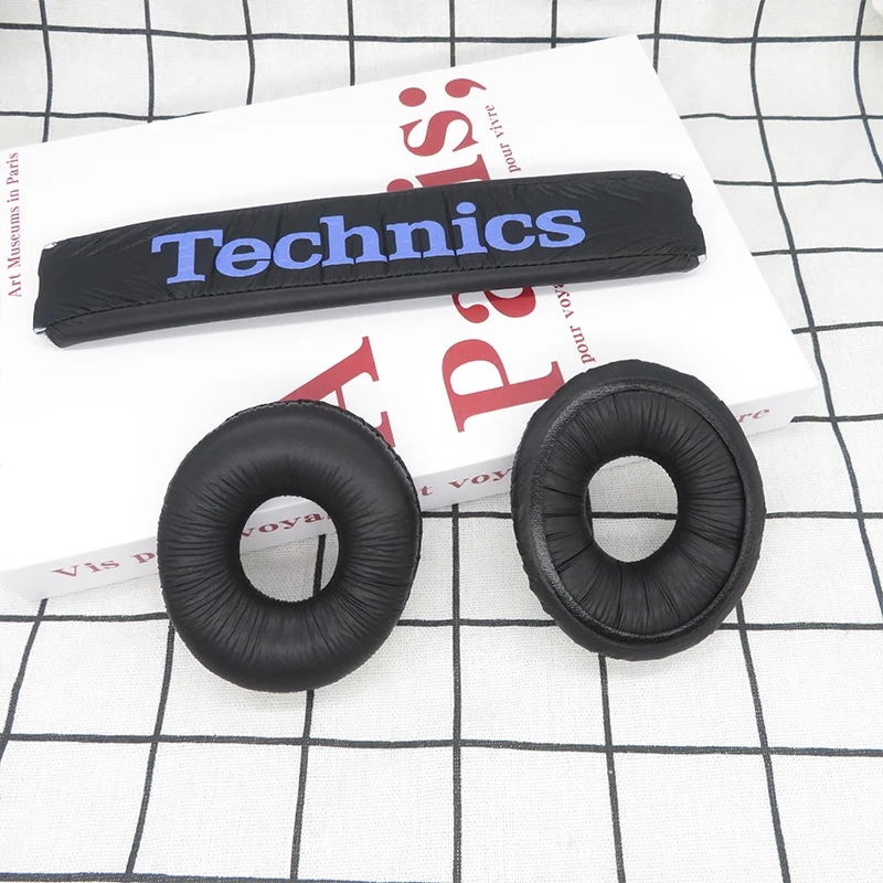 RP DJ1210 Earpads For Technics Headphone RP-DJ1210 Headpad Ear pads Replacement Headset Ear Pad PU Leather Sponge Foam