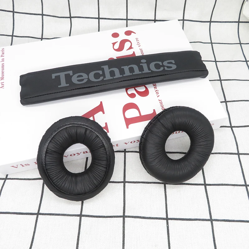RP DJ1210 Earpads For Technics Headphone RP-DJ1210 Headpad Ear pads Replacement Headset Ear Pad PU Leather Sponge Foam
