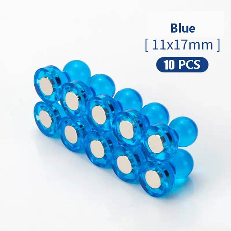 Strong Neodymium Noticeboard Pin Magnets Fridge DIY Whiteboard Uses in Office Advertising Education and Other Pur 10pcs