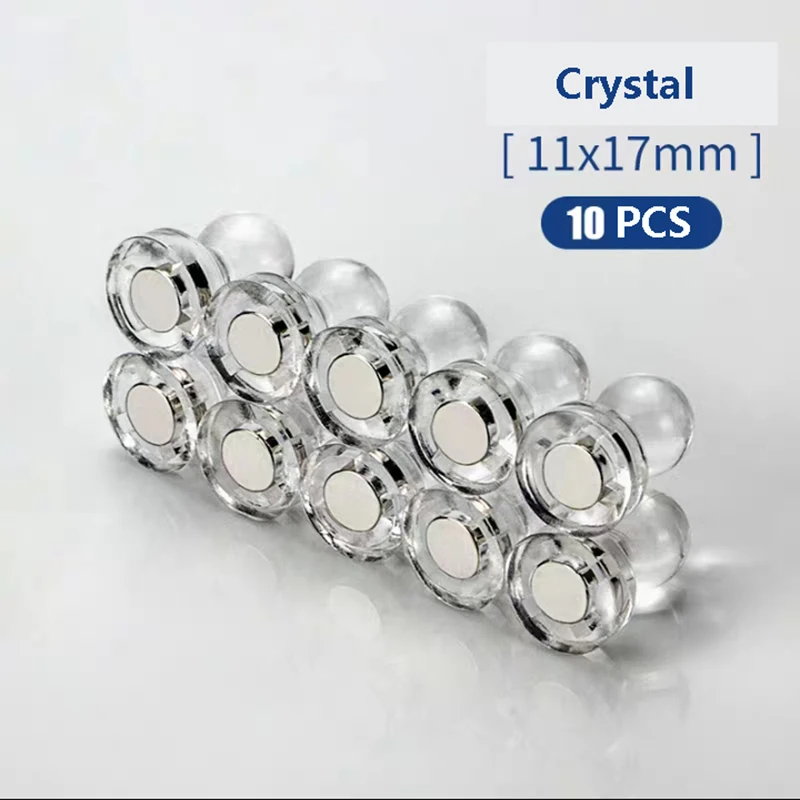 Strong Neodymium Noticeboard Pin Magnets Fridge DIY Whiteboard Uses in Office Advertising Education and Other Pur 10pcs