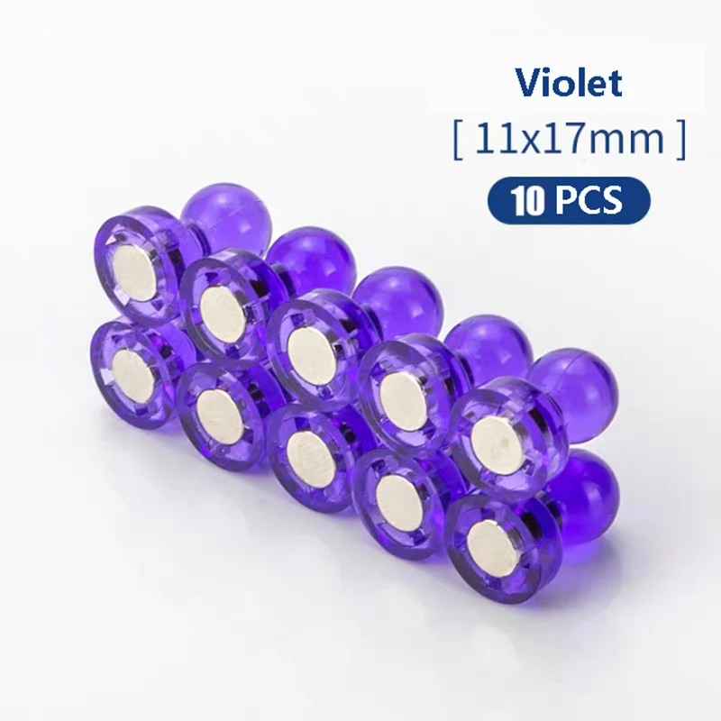 Strong Neodymium Noticeboard Pin Magnets Fridge DIY Whiteboard Uses in Office Advertising Education and Other Pur 10pcs