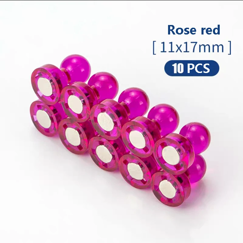 Strong Neodymium Noticeboard Pin Magnets Fridge DIY Whiteboard Uses in Office Advertising Education and Other Pur 10pcs