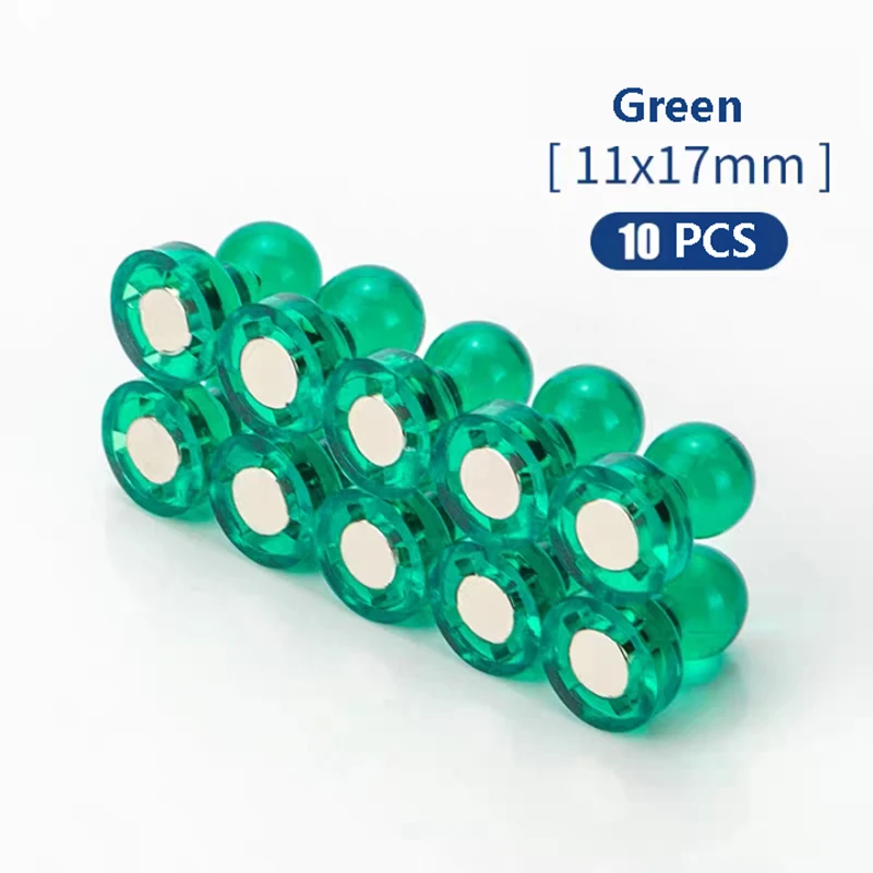 Strong Neodymium Noticeboard Pin Magnets Fridge DIY Whiteboard Uses in Office Advertising Education and Other Pur 10pcs