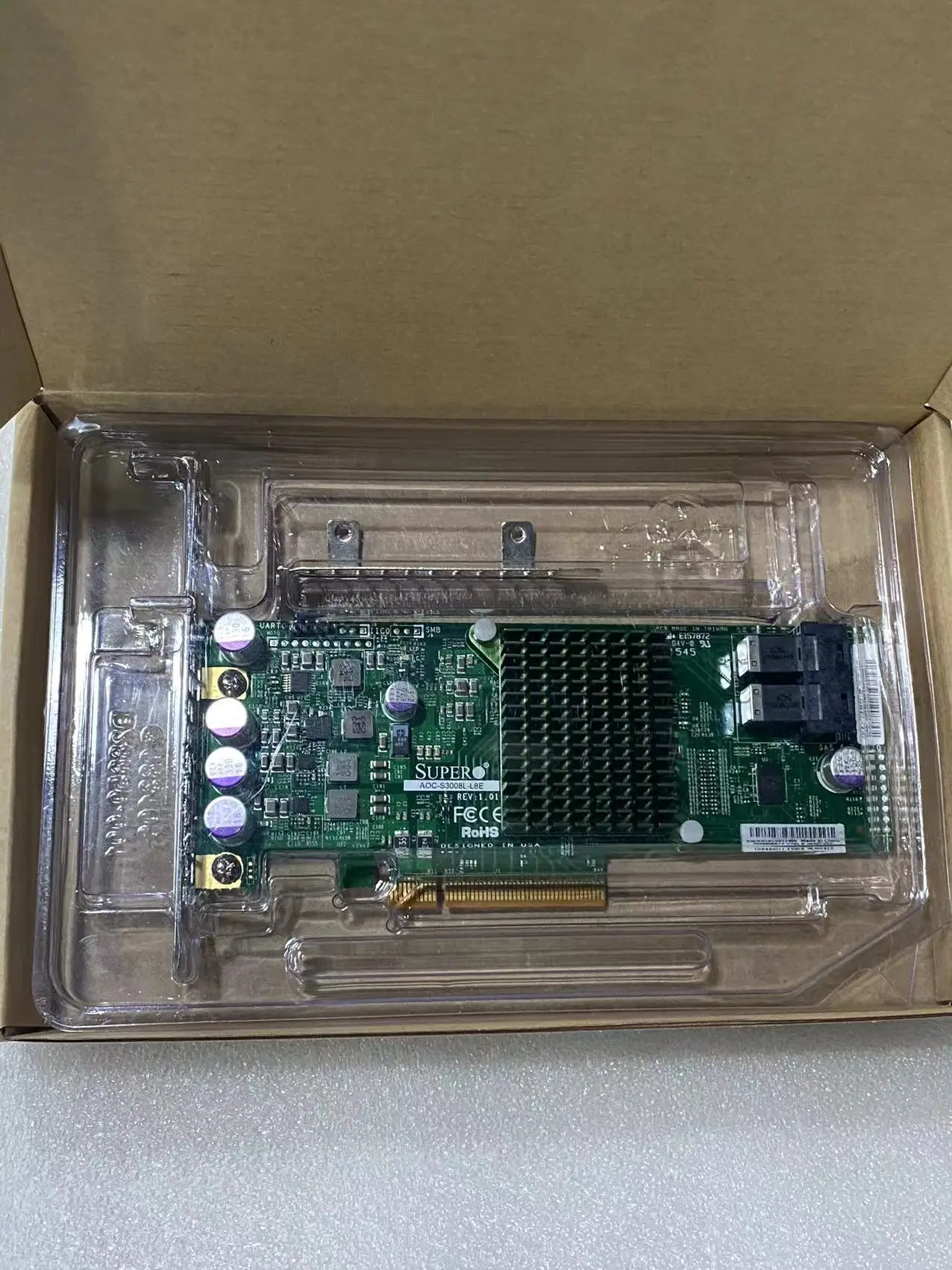 Supermicro AOC-S3008L-L8E LSI 9300-8i 12Gbps SAS HBA IT Mode ZFS FreeNAS unRAID+8643 Cable*2