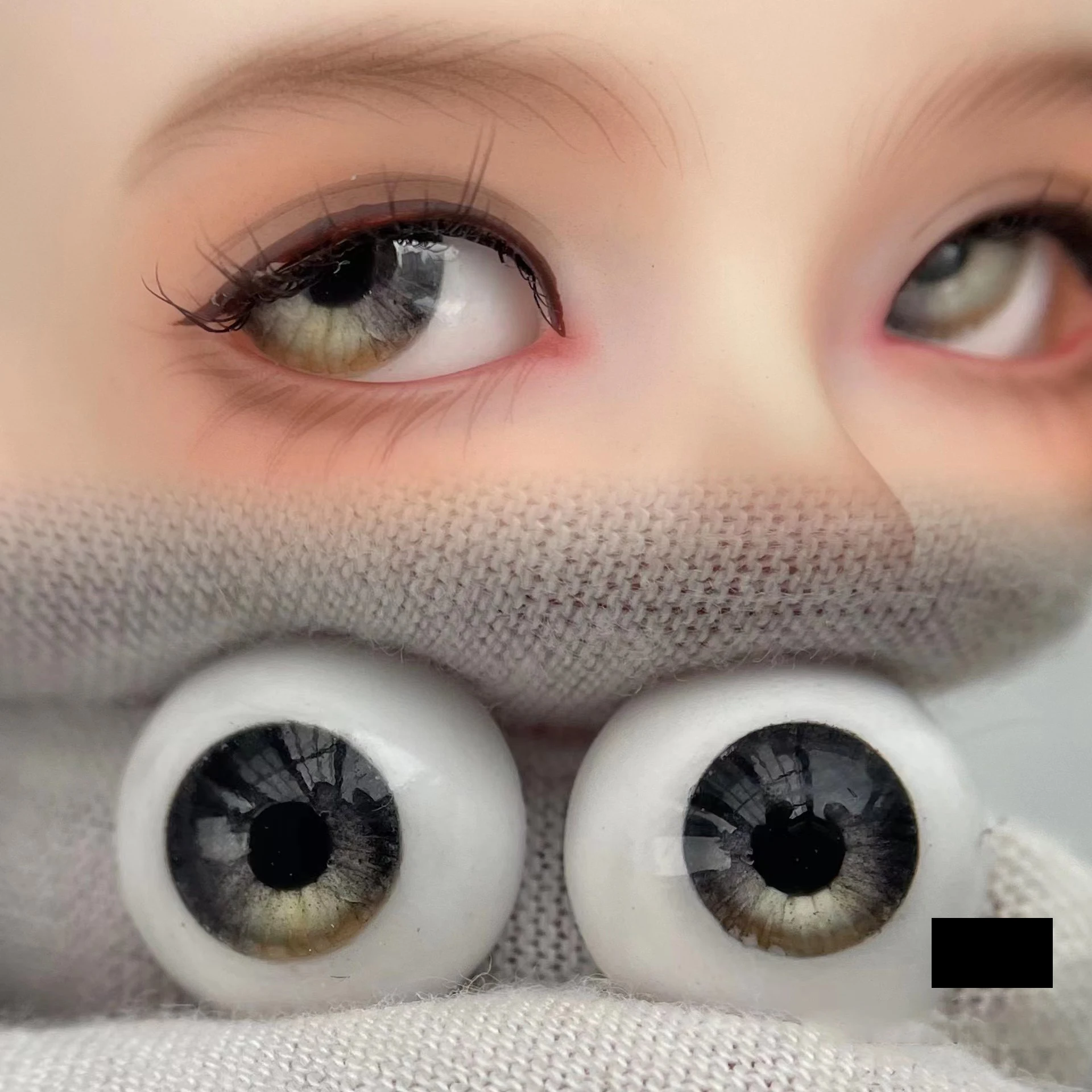 Doll Eyes Purple Eyes Resin BJD Doll Accessories For 1/6 1/8 1/3 BJD Doll DIY Handmade Eyeball 12mm/14mm/16mm/18mm