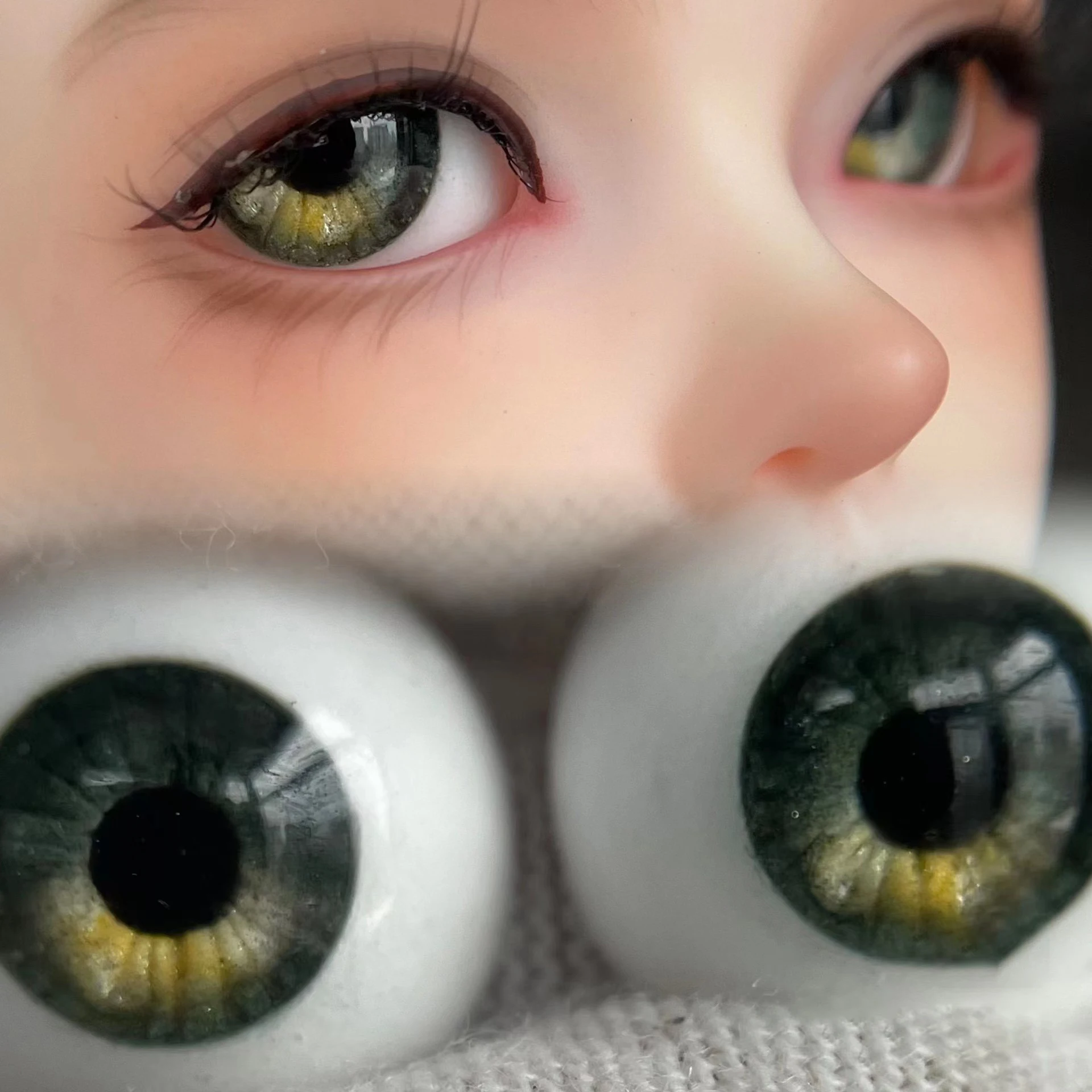 Doll Eyes Purple Eyes Resin BJD Doll Accessories For 1/6 1/8 1/3 BJD Doll DIY Handmade Eyeball 12mm/14mm/16mm/18mm