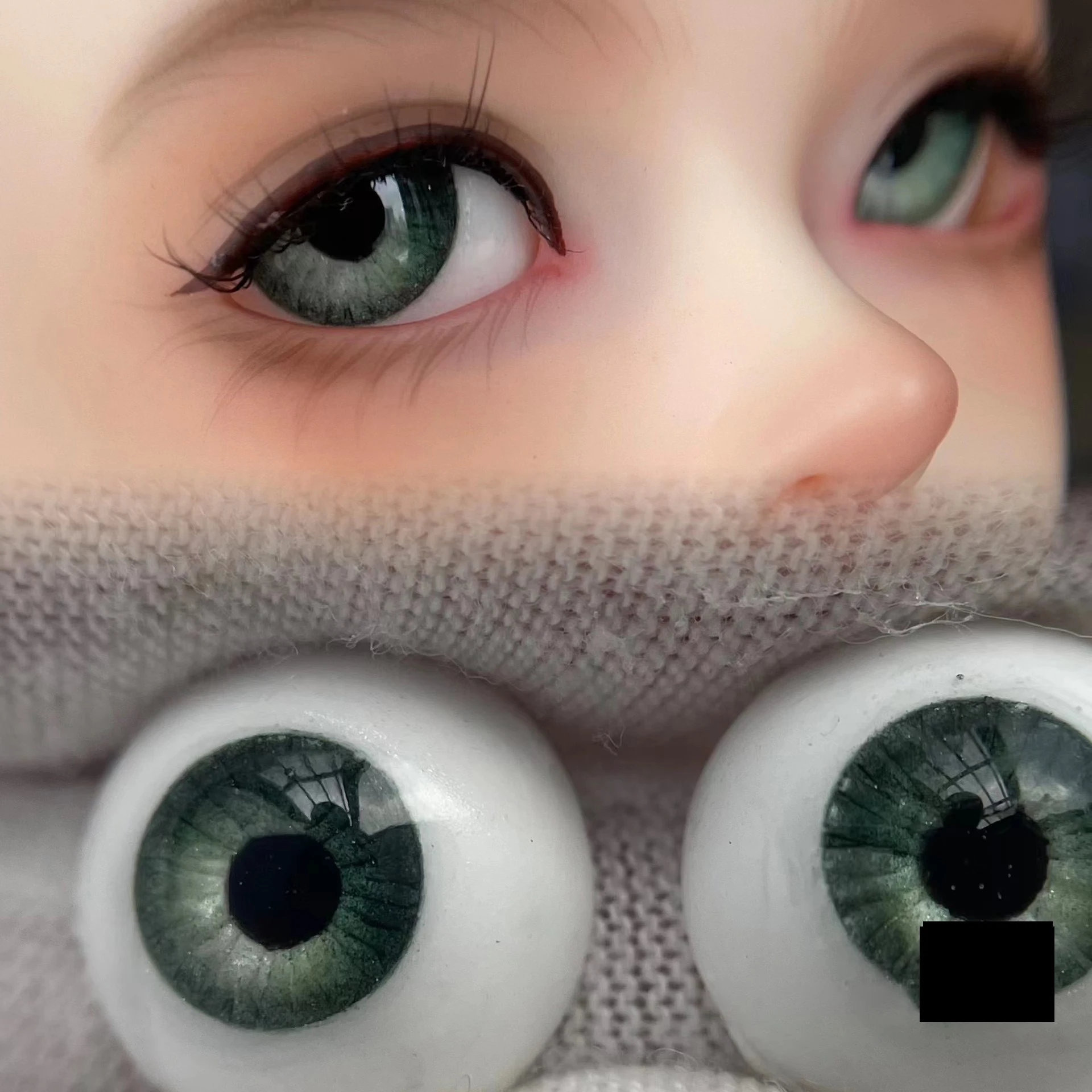 Doll Eyes Purple Eyes Resin BJD Doll Accessories For 1/6 1/8 1/3 BJD Doll DIY Handmade Eyeball 12mm/14mm/16mm/18mm