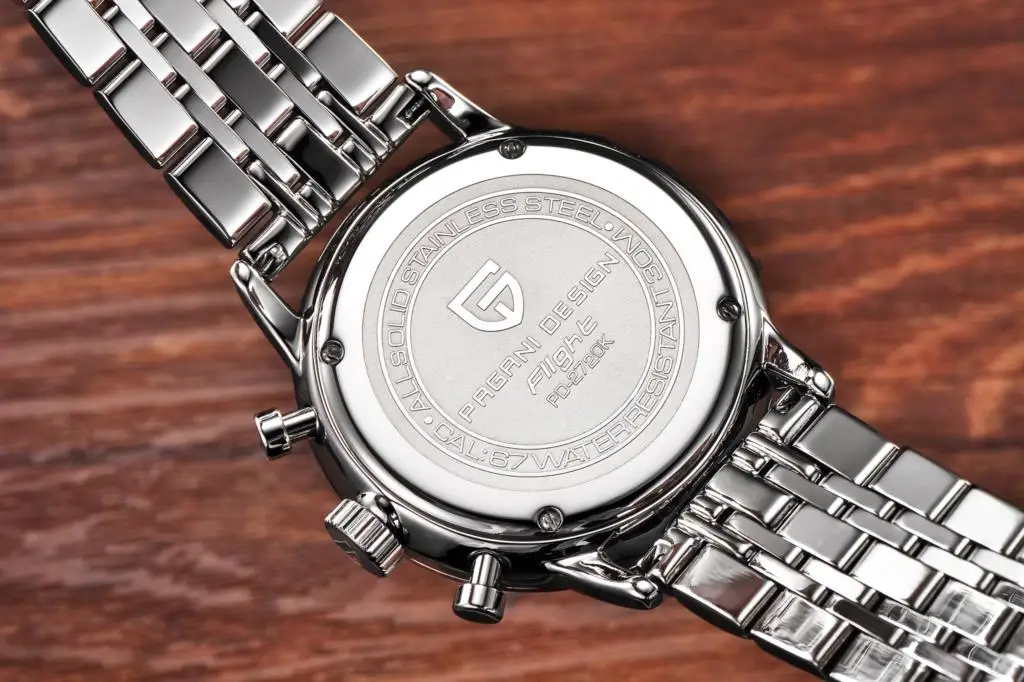 PAGANI DESIGN Men Quartz Watch Top Brand Luxury PD2720K Chronograph Stopwatch Japan VK67 Movement Waterproof Watch For Men 2720