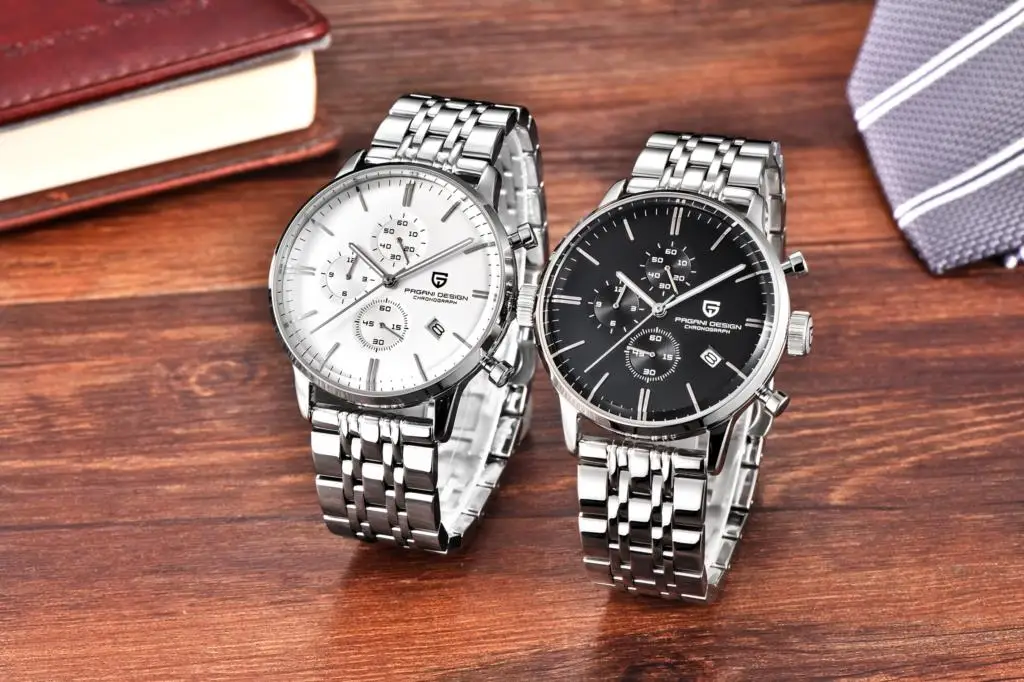 PAGANI DESIGN Men Quartz Watch Top Brand Luxury PD2720K Chronograph Stopwatch Japan VK67 Movement Waterproof Watch For Men 2720