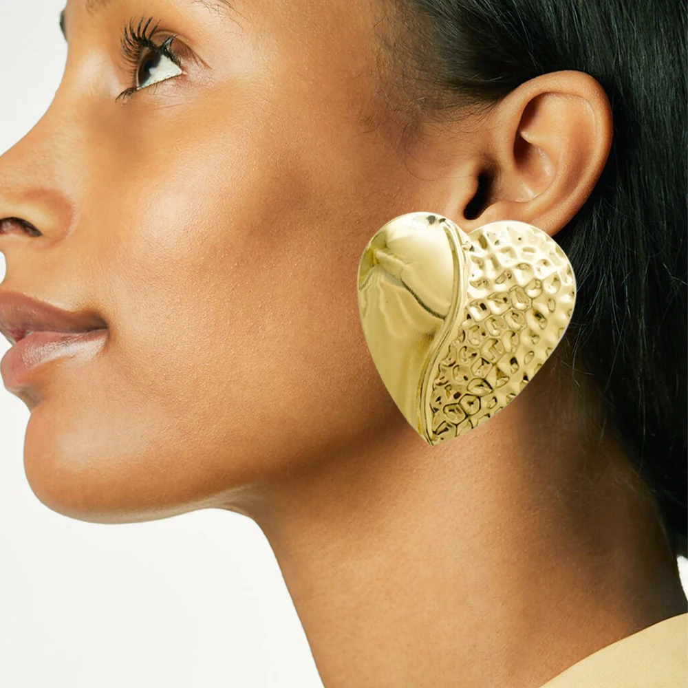 Fine Jewelry Big Round Earrings Stud Big Pendant Dangle Drop Earrings Flower Circle Hoop Earring Wedding Party Gifts