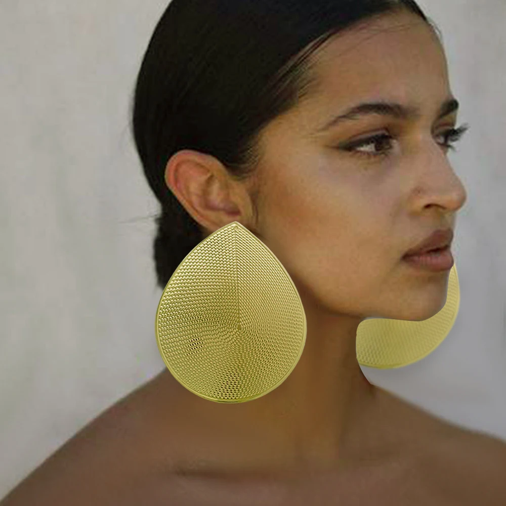 Fine Jewelry Big Round Earrings Stud Big Pendant Dangle Drop Earrings Flower Circle Hoop Earring Wedding Party Gifts